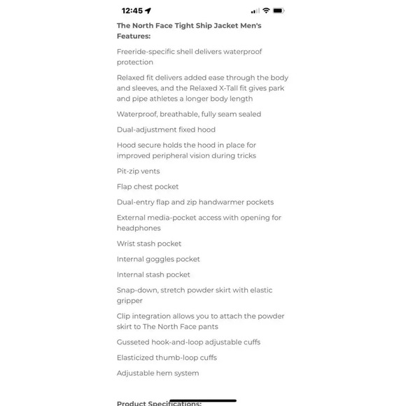 The North Face Mens Tight Ship Hoodie Jacket Black Sz Small - Picture 15 of 15